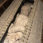 Sandomierz. Szczątki Teresy Izabeli Morsztynównej w podziemiach kościoła św. Józefa / Fot. Grażyna Szlęzak - Radio Kielce