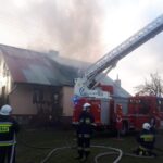 Pożar w miejscowości Borczyn, gmina Kije / KP PSP Pińczów