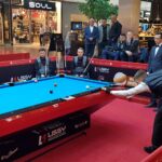 18.10.2019. Kielce. Mecz Bilardowy Nosan Kielce - Lipiński Dachy Tomaszów Mazowiecki / Maciej Makuła / Radio Kielce