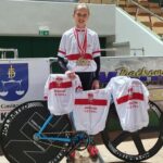 Gabriela Kaczmarczyk z Vento Bike Team Daleszyce zdobyła cztery złote medale podczas rozegranych na welodromie w Pruszkowie mistrzostw Polski szkółek kolarskich / arch. prywatne