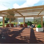 Chęciny. Wizualizacja nowego parku miejskiego / Urząd Gminy i Miasta Chęciny