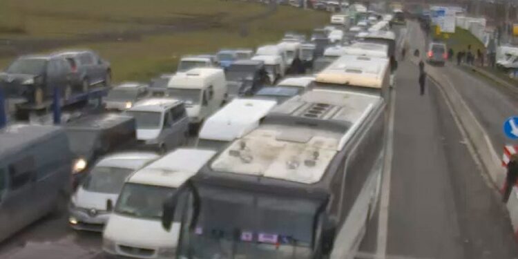 Zrzut z kamery internetowej/Przejście graniczne w Medyce / www.podkarpackie.kas.gov.pl