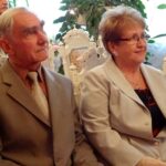 14.12.2019 Ostrowiec. Uroczystość długoletniego pożycia małżeńskiego. Na zdjęciu Ryszard i Alicja Partykowie - świętujący złote gody / Emilia Sitarska / Radio Kielce