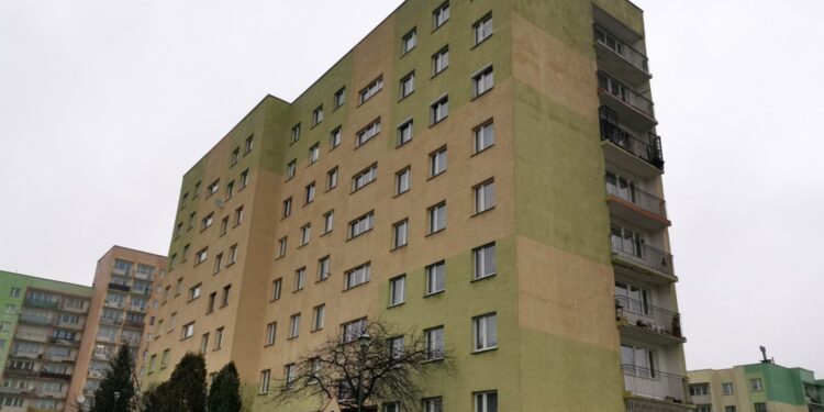 23.12.2019. Kielce. Blok przy ulicy Krzyżanowskiej / Piotr Kwaśniewski / Radio Kielce