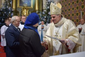 29.12.2019. Łoniów. Diecezjalne spotkanie rodzin. Na zdjęciu: Krzysztof Nitkiewicz, biskup sandomierski / ks. Tomasz Lis / Kuria Diecezjalna w Sandomierzu