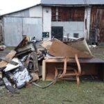 31.12.2019. Borczyn. Zniszczenia po pożarze / Marta Gajda / Radio Kielce