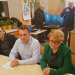 02.12.2019. Starachowice. Konsultacje społeczne z mieszkańcami ulic w Starachowicach, które miałyby zostać włączone do strefy płatnej / Anna Głąb / Radio Kielce