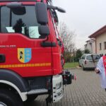 07.12.2019. Gadka, gm. Mirzec. Przekazanie wozu strażackiego / Anna Głąb / Radio Kielce