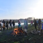 06.12.2019 Radoszyce. Wodowanie pływającego ogrodu / Magdalena Galas-Klusek / Radio Kielce