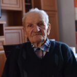 19.12.2019 Młotkowice. Władysław Pierściński świętuje swoje setne urodziny / Magdalena Galas-Klusek / Radio Kielce