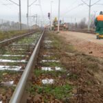 04.12.2019. Jędrzejów. Budowa dojścia do peronów dworca PKP / Ewa Pociejowska-Gawęda / Radio Kielce