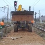 04.12.2019. Jędrzejów. Budowa dojścia do peronów dworca PKP / Ewa Pociejowska-Gawęda / Radio Kielce