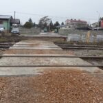 04.12.2019. Jędrzejów. Budowa dojścia do peronów dworca PKP / Ewa Pociejowska-Gawęda / Radio Kielce