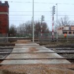 04.12.2019. Jędrzejów. Budowa dojścia do peronów dworca PKP / Ewa Pociejowska-Gawęda / Radio Kielce