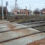 04.12.2019. Jędrzejów. Budowa dojścia do peronów dworca PKP / Ewa Pociejowska-Gawęda / Radio Kielce