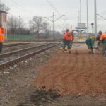 04.12.2019. Jędrzejów. Budowa dojścia do peronów dworca PKP / Ewa Pociejowska-Gawęda / Radio Kielce