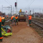 04.12.2019. Jędrzejów. Budowa dojścia do peronów dworca PKP / Ewa Pociejowska-Gawęda / Radio Kielce