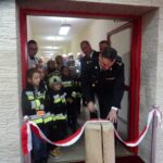 13.12.2019 Jędrzejów. Inauguracyjny pokaz symulatora zagrożeń pożarowych i otwarcie tzw. sali tradycji. Na zdjęciu: Krzysztof Ciosek - świętokrzyski komendant wojewódzki PSP / Ewa Pociejowska-Gawęda / Radio Kielce