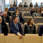 11.12.2019. Kielce. Uroczystość wręczenia księgi jubileuszowej profesorowi Adamowi Massalskiemu / Piotr Kwaśniewski / Radio Kielce