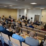 11.12.2019. Kielce. Uroczystość wręczenia księgi jubileuszowej profesorowi Adamowi Massalskiemu / Piotr Kwaśniewski / Radio Kielce