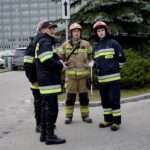 11.12.2019 Kielce. Ewakuacja Urzędu Marszałkowskiego Województwa Świętokrzyskiego / Piotr Kwaśniewski / Radio Kielce