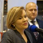 14.12.2019. Kielce. Spotkanie wigilijne Polskiego Związku Bokserskiego. Na zdjęciu: Anna Krupka - wiceminister sportu i turystyki / Kamil Król / Radio Kielce