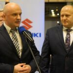 14.12.2019. Kielce. Spotkanie wigilijne Polskiego Związku Bokserskiego. Na zdjęciu (od lewej): Rafał Nowak - wicewojewoda świętokrzyski i Grzegorz Nowaczek - prezes Polskiego Związku Bokserskiego / Kamil Król / Radio Kielce