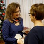 16.12.2019. Kielce. Wigilia u wojewody świętokrzyskiego. Na zdjęciu (od lewej): Agata Wojtyszek - poseł PiS i Maria Zuba / Piotr Kwaśniewski / Radio Kielce