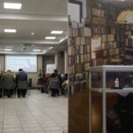 02.12.2019. Kielce. Wystawa „Otwórzmy drzwi do wolności. Janusz Kurtyka 1960 -2010” połączona z pokazem filmu dokumentalnego „Trwajcie” / Michał Kita / Radio Kielce