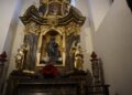 04.12.2019 Kielce. Figura św. Barbary w kościele Św. Karola Boromeusza na wzgórzu Karczówka / Michał Kita / Radio Kielce