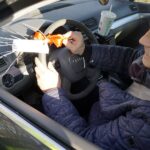 06.12.2019. Kielce. Prewencyjna akcja policjantów na przejściach dla pieszych / Michał Kita / Radio Kielce