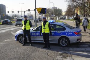 06.12.2019. Kielce. Prewencyjna akcja policjantów na przejściach dla pieszych / Michał Kita / Radio Kielce