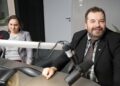 27.12.2019. Kielce. Rozmowa Dnia. Na zdjęciu: Anna Mazur z Kieleckiego Banku Żywności oraz Mariusz Burchart, ekspert ds. konsumenckich / Kamil Król / Radio Kielce