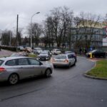 27.12.2019. Kielce. Olbrzymie korki przy galerii handlowej Korona / Piotr Kwaśniewski / Radio Kielce