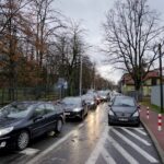 27.12.2019. Kielce. Olbrzymie korki przy galerii handlowej Korona / Piotr Kwaśniewski / Radio Kielce