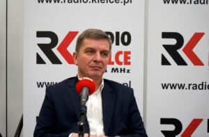 29.12.2019 Kielce. Studio Polityczne Radia Kielce. Andrzej Pruś - PiS / Karol Żak / Radio Kielce