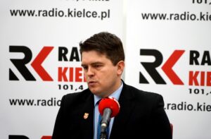 29.12.2019 Kielce. Studio Polityczne Radia Kielce. Łukasz Wilczyński - Konfederacja / Karol Żak / Radio Kielce