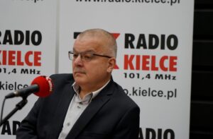 29.12.2019 Kielce. Studio Polityczne Radia Kielce. Jacek Skórski - SLD / Karol Żak / Radio Kielce