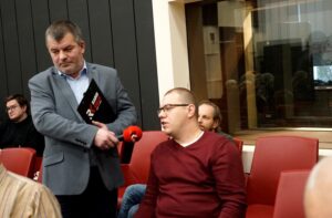 29.12.2019 Kielce. Studio Polityczne Radia Kielce / Karol Żak / Radio Kielce