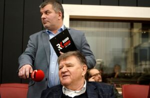 29.12.2019 Kielce. Studio Polityczne Radia Kielce / Karol Żak / Radio Kielce