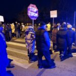 12.12.2019 Brzeziny. Protest mieszkańców / Wiktor Dziarmaga / Radio Kielce