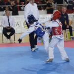 21.12.2019. Ostrowiec Świętokrzyski. Świętokrzyska Międzynarodowa Olimpiada Taekwondo / Maciej Makuła / Radio Kielce