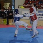 21.12.2019. Ostrowiec Świętokrzyski. Świętokrzyska Międzynarodowa Olimpiada Taekwondo / Maciej Makuła / Radio Kielce