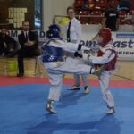 21.12.2019. Ostrowiec Świętokrzyski. Świętokrzyska Międzynarodowa Olimpiada Taekwondo / Maciej Makuła / Radio Kielce