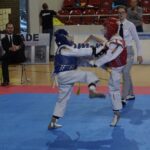 21.12.2019. Ostrowiec Świętokrzyski. Świętokrzyska Międzynarodowa Olimpiada Taekwondo / Maciej Makuła / Radio Kielce