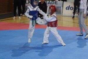 21.12.2019. Ostrowiec Świętokrzyski. Świętokrzyska Międzynarodowa Olimpiada Taekwondo / Maciej Makuła / Radio Kielce