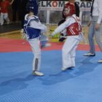 21.12.2019. Ostrowiec Świętokrzyski. Świętokrzyska Międzynarodowa Olimpiada Taekwondo / Maciej Makuła / Radio Kielce