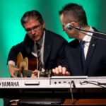 27.12.2019 Kielce. Spotkanie świąteczno-noworoczne PSL. Na zdjęciu (od lewej): europoseł Adam Jarubas i Leszek Wawrzyła – radny sejmiku / Michał Kita / Radio Kielce