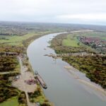 05.11.2019. Nowy Korczyn. Budowa mostu na Wiśle / Jarosław Kubalski / Radio Kielce