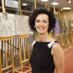 06.12.2019 Kielce. Wystawa prac Lucyny Gozdek pt. „W przestrzeni”. Na zdjęciu: Lucyna Gozdek / Jarosław Kubalski / Radio Kielce